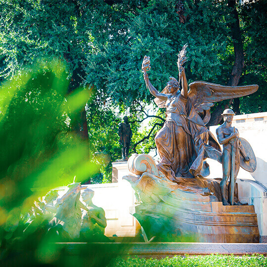 Littlefield Fountain on University of Texas campus