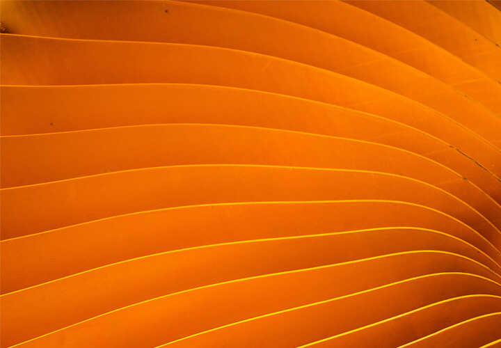 Pattern of orange waves