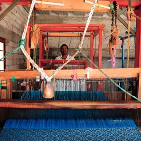 weaving loom in Mexico