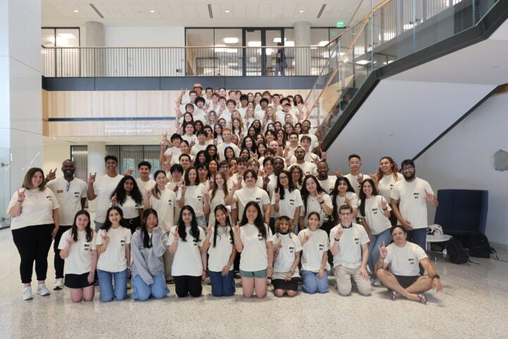 Group of students attending the McCombs Summer Institute