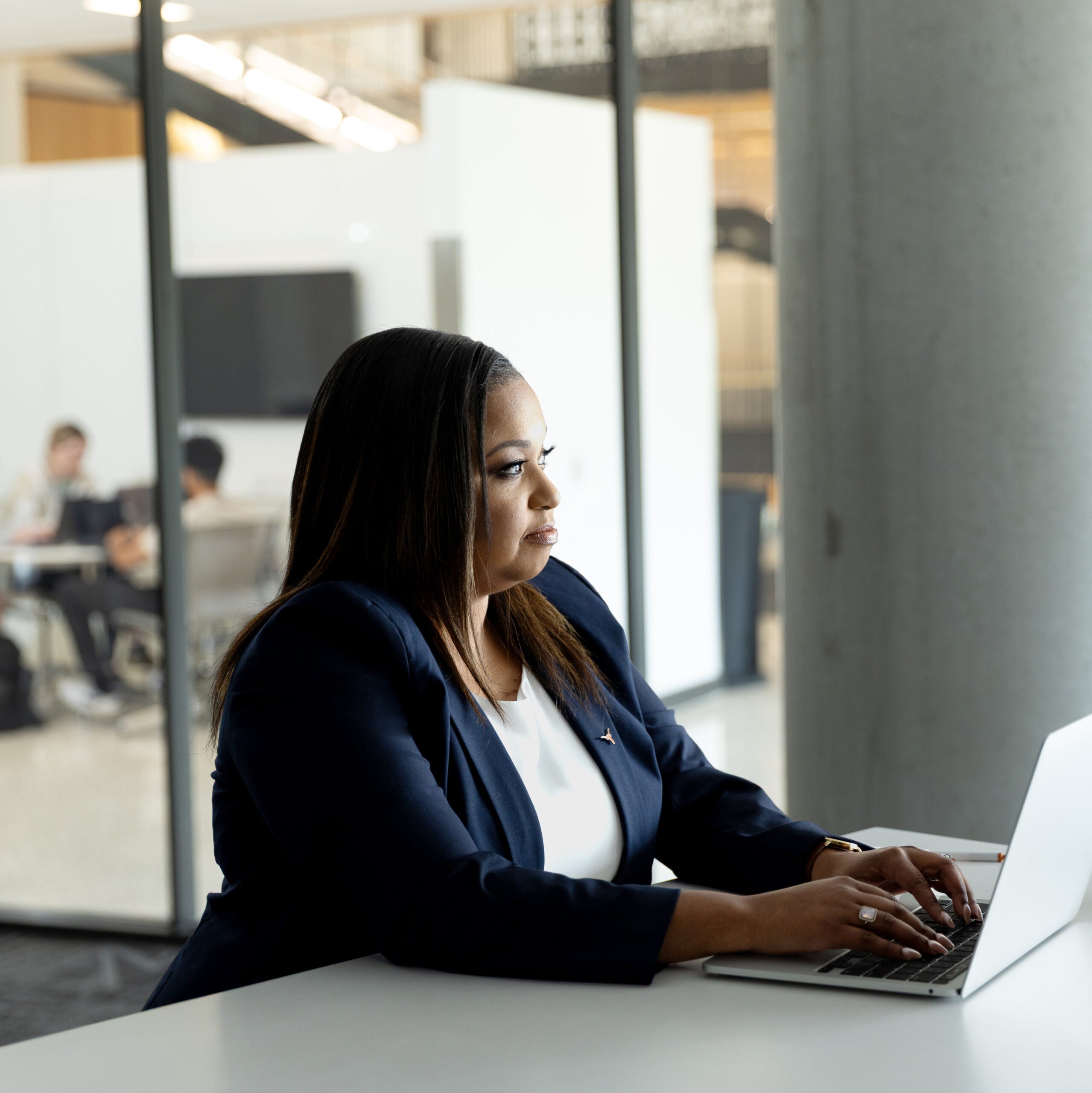MSTC student in classroom.