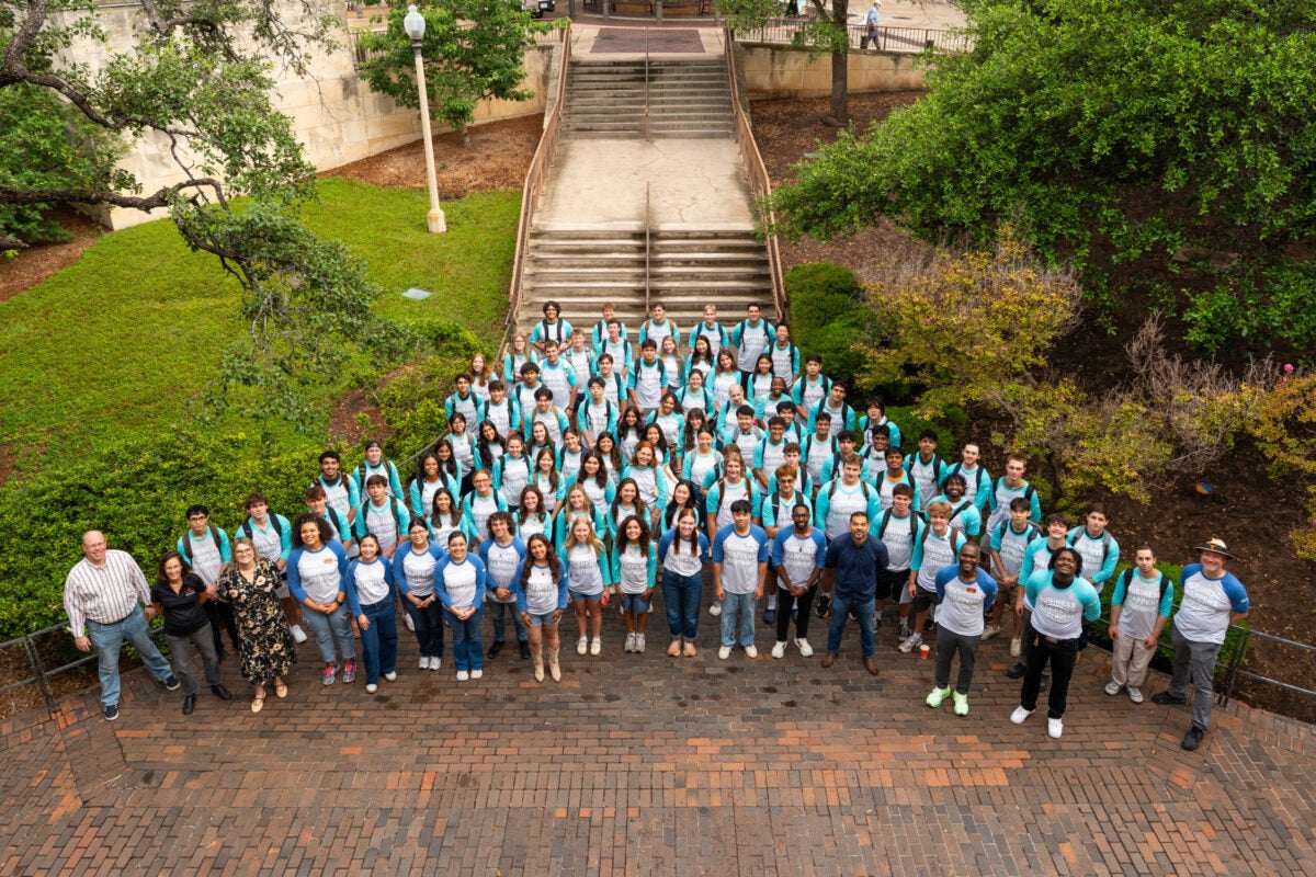 Group of students attending the McCombs Summer Institute