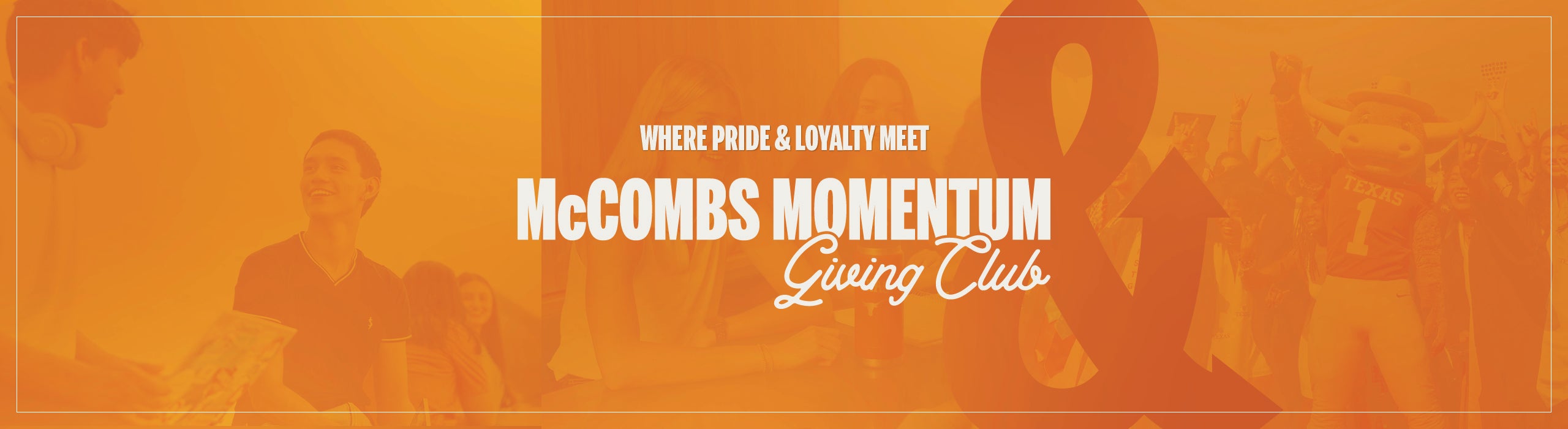 McCombs Momentum Giving Club web header