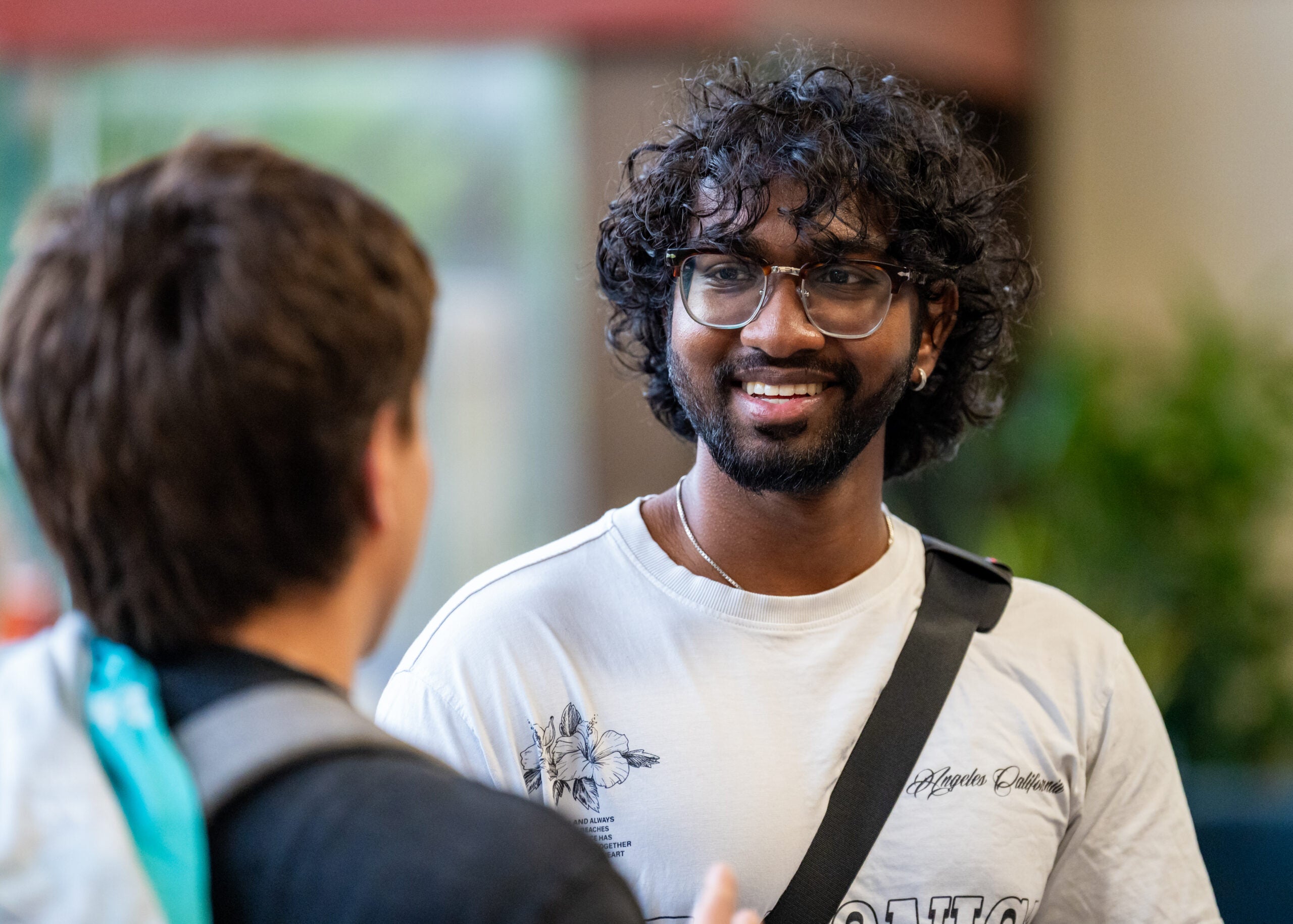 Two students talking