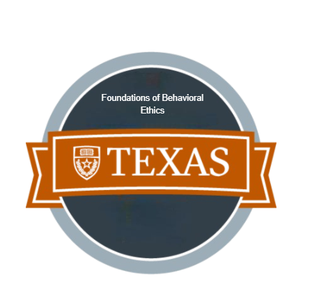 Foundations of Behavioral Ethics badge